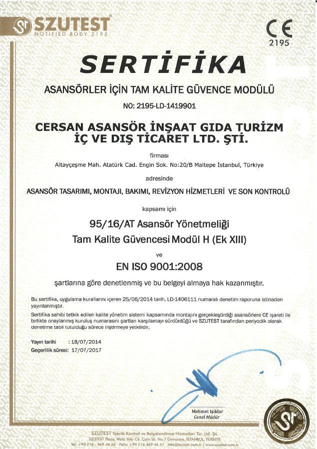 CE Certificate